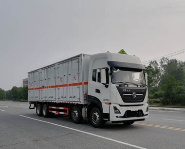 大力牌DLQ5320XFWDFH6型腐蚀性物品厢式运输车